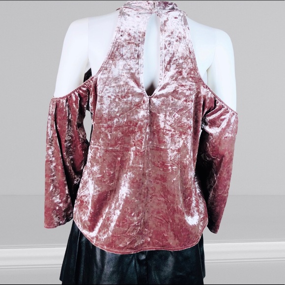 American Eagle Outfitters Size M Velvet Blouse - Picture 3 of 13